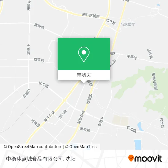 中街冰点城食品有限公司地图