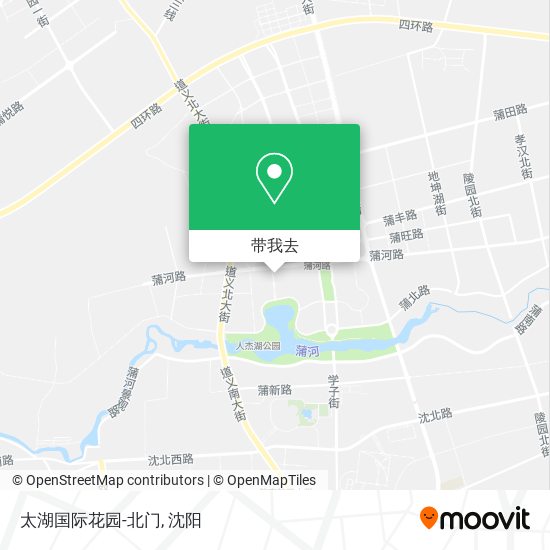 太湖国际花园-北门地图