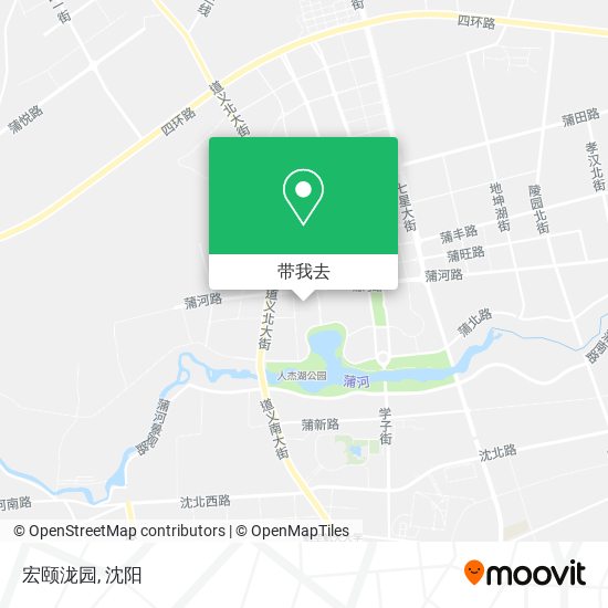 宏颐泷园地图