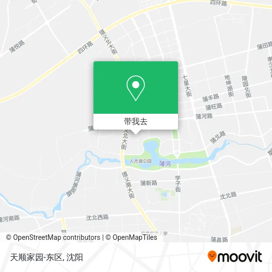天顺家园-东区地图