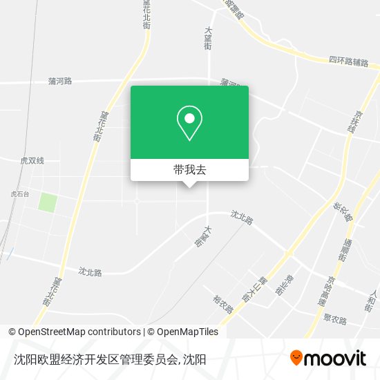 沈阳欧盟经济开发区管理委员会地图