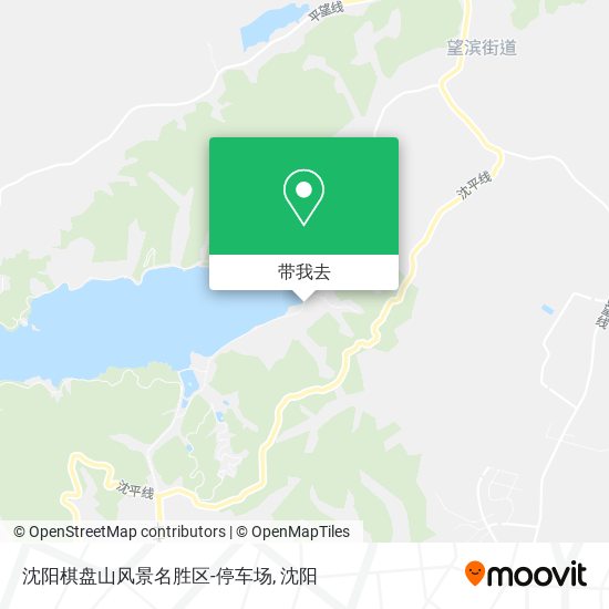 沈阳棋盘山风景名胜区-停车场地图