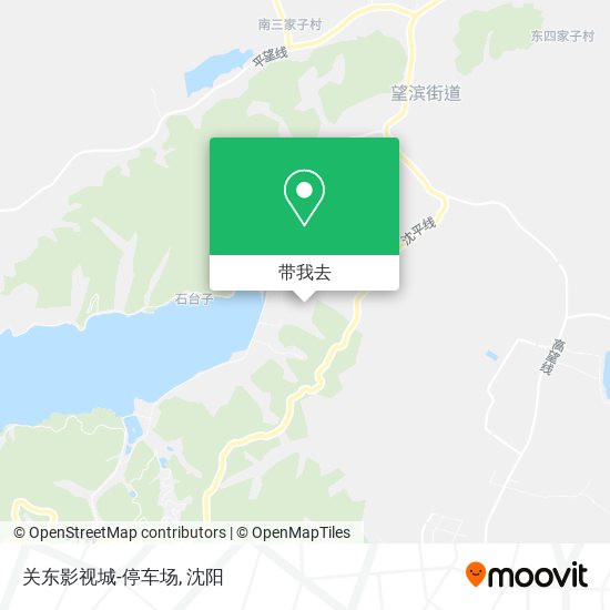 关东影视城-停车场地图