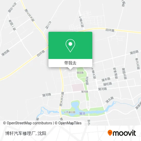 博轩汽车修理厂地图