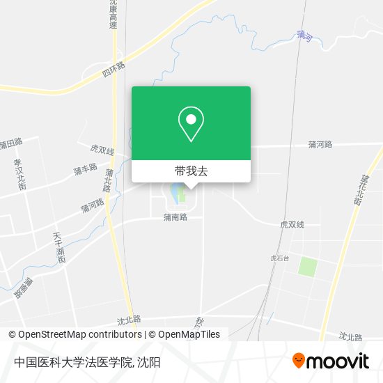 中国医科大学法医学院地图