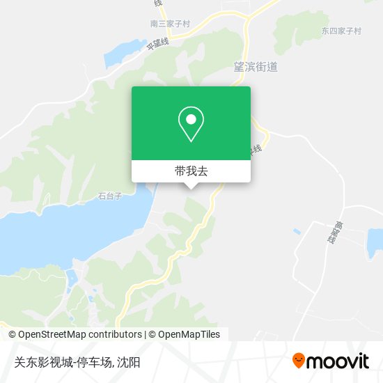 关东影视城-停车场地图