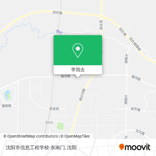 沈阳市信息工程学校-东南门地图