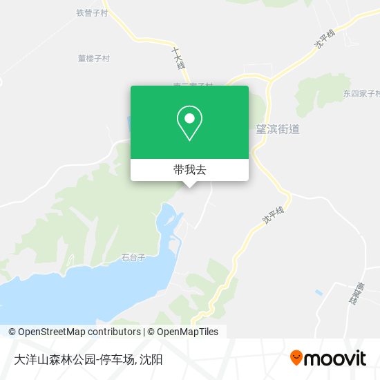 大洋山森林公园-停车场地图