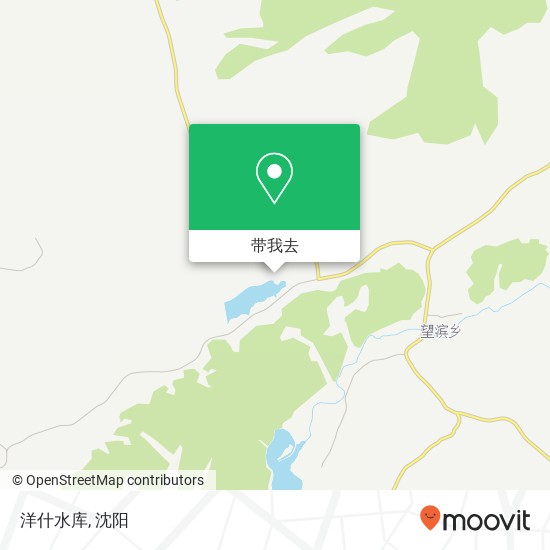 洋什水库地图