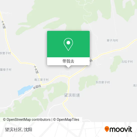 望滨社区地图