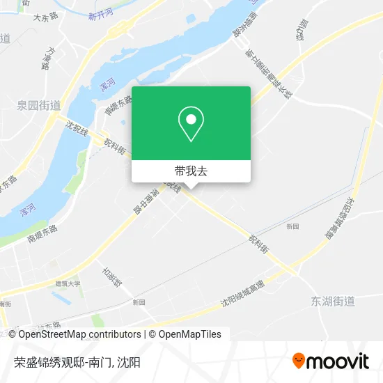 荣盛锦绣观邸-南门地图