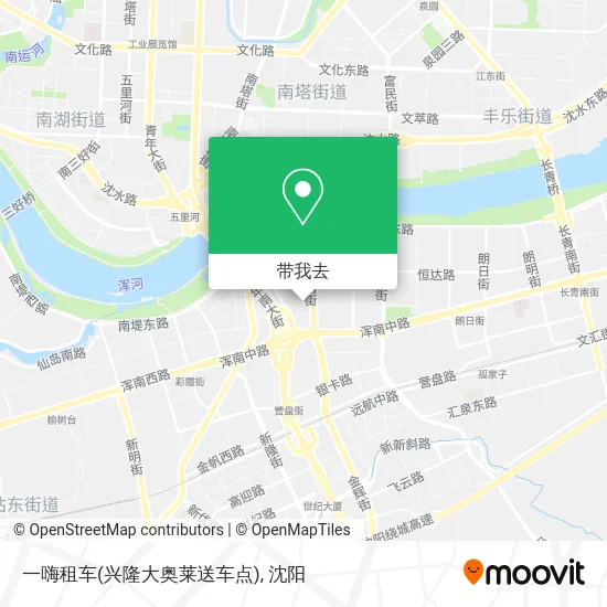 一嗨租车(兴隆大奥莱送车点)地图