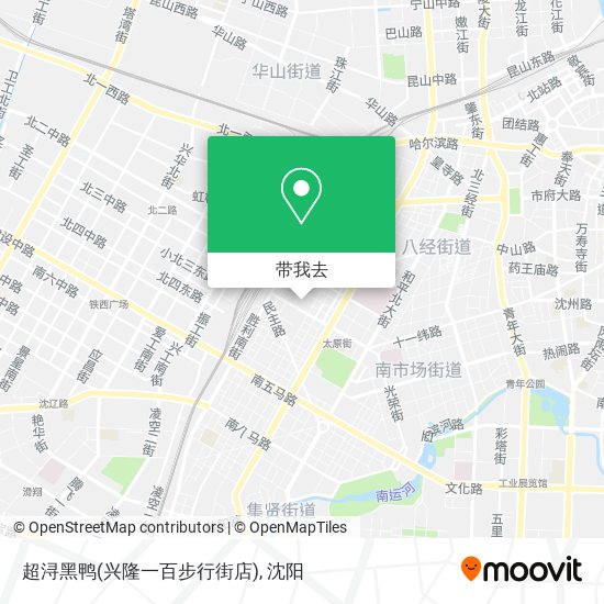超浔黑鸭(兴隆一百步行街店)地图