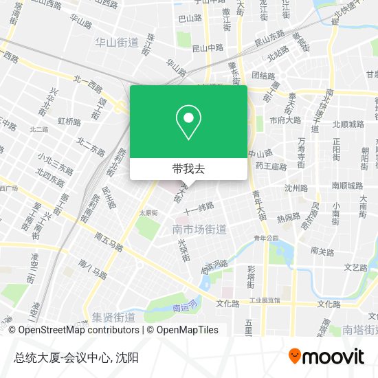 总统大厦-会议中心地图