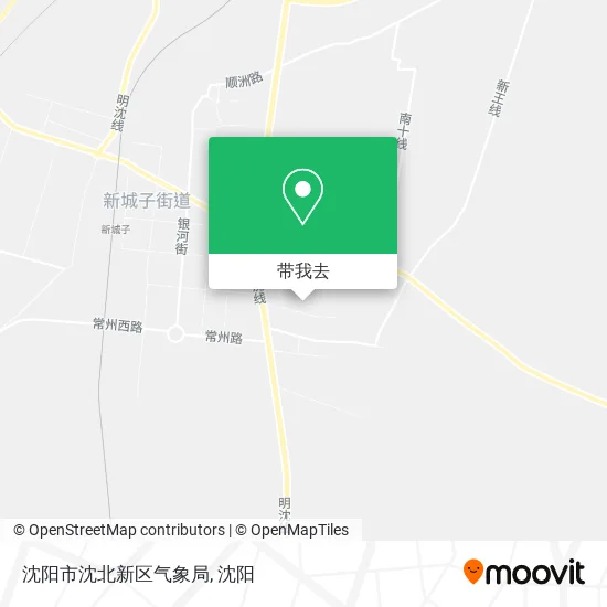 沈阳市沈北新区气象局地图