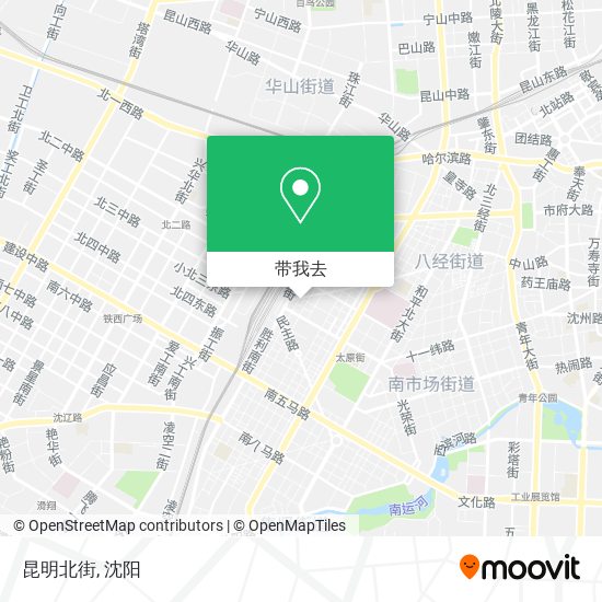 昆明北街地图
