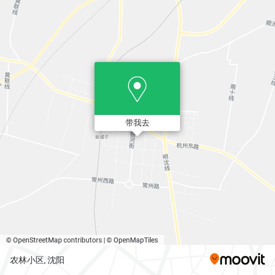 农林小区地图