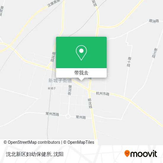 沈北新区妇幼保健所地图