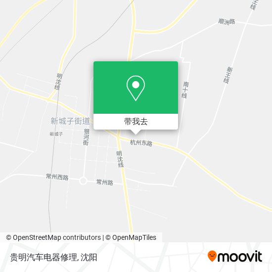 贵明汽车电器修理地图