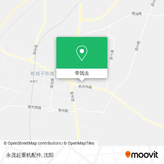 永茂起重机配件地图