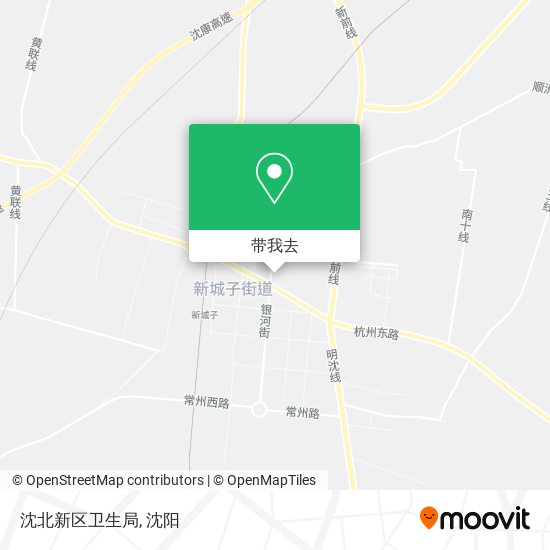 沈北新区卫生局地图