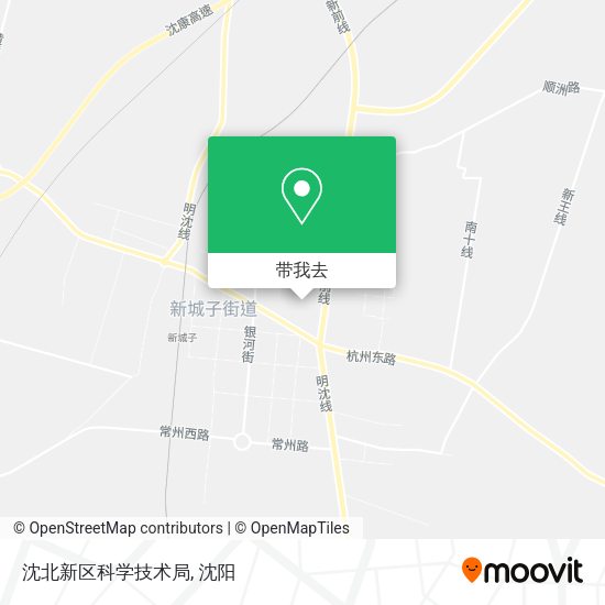 沈北新区科学技术局地图
