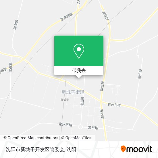 沈阳市新城子开发区管委会地图