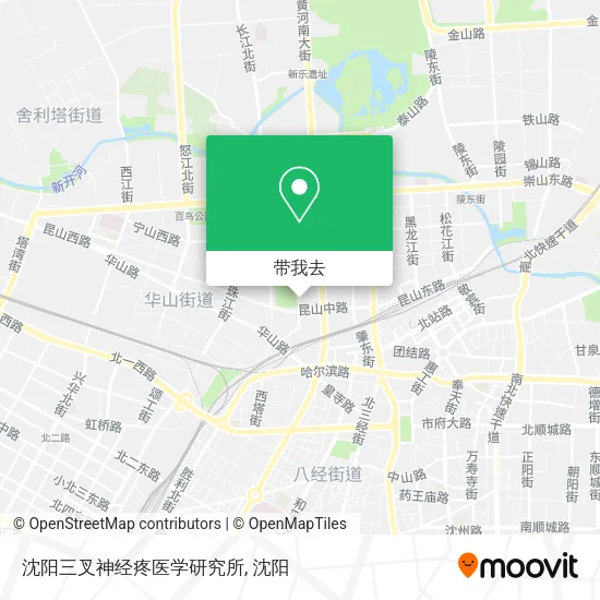沈阳三叉神经疼医学研究所地图