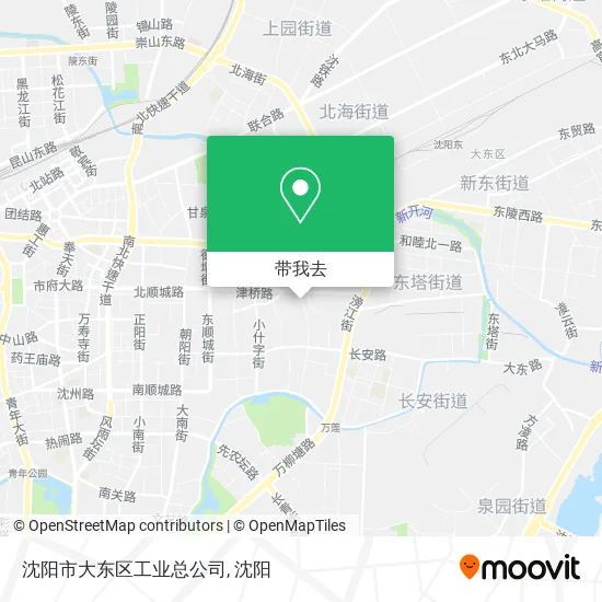 沈阳市大东区工业总公司地图