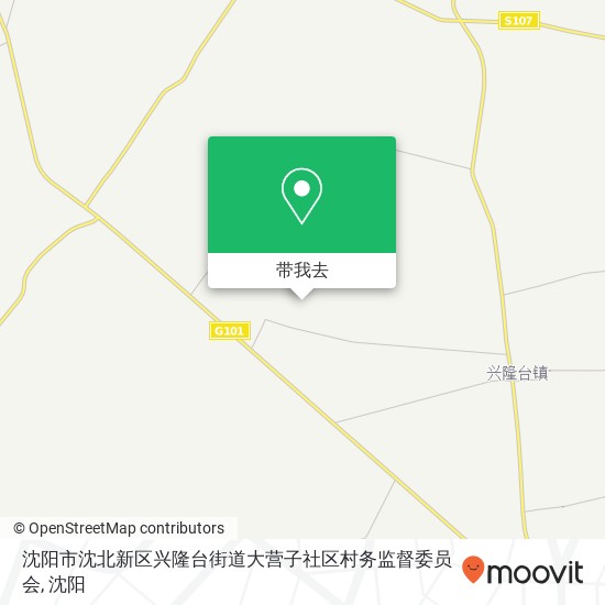 沈阳市沈北新区兴隆台街道大营子社区村务监督委员会地图