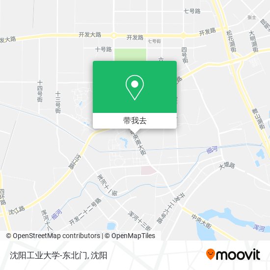 沈阳工业大学-东北门地图