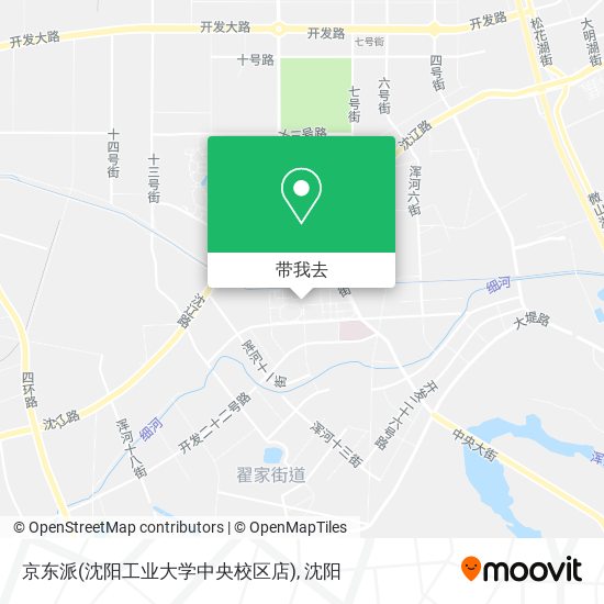 京东派(沈阳工业大学中央校区店)地图