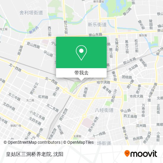 皇姑区三洞桥养老院地图
