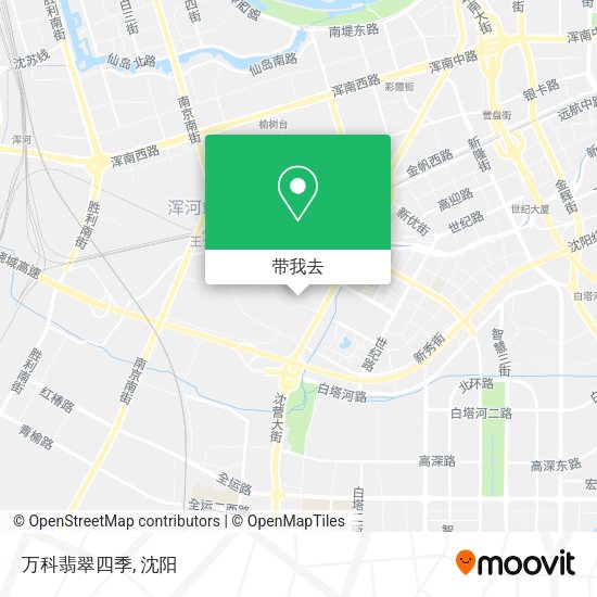 万科翡翠四季地图
