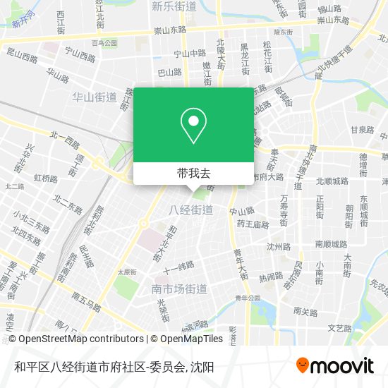 和平区八经街道市府社区-委员会地图