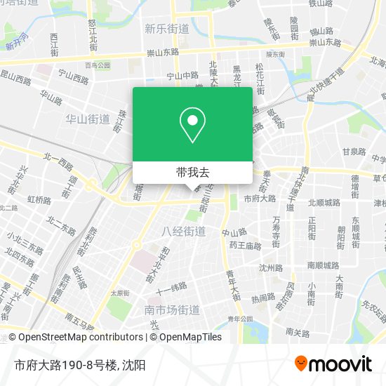 市府大路190-8号楼地图