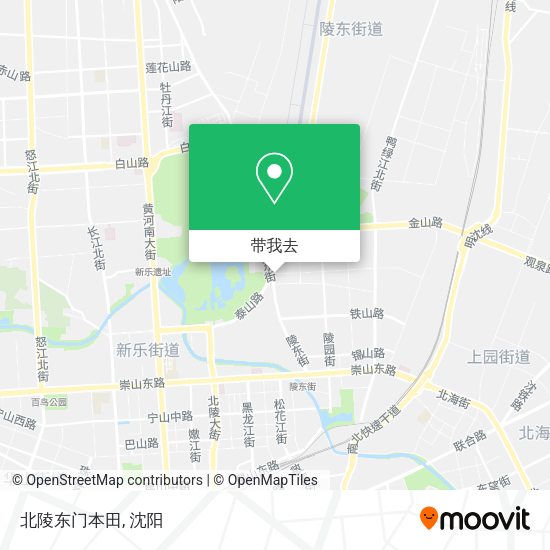 北陵东门本田地图