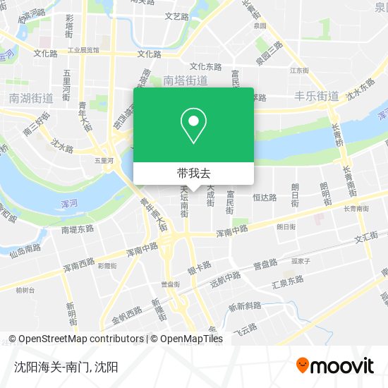 沈阳海关-南门地图