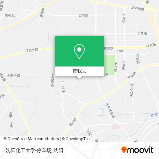 沈阳化工大学-停车场地图