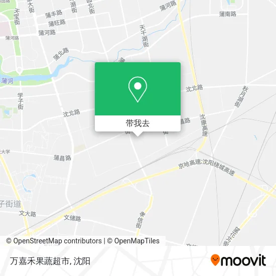 万嘉禾果蔬超市地图