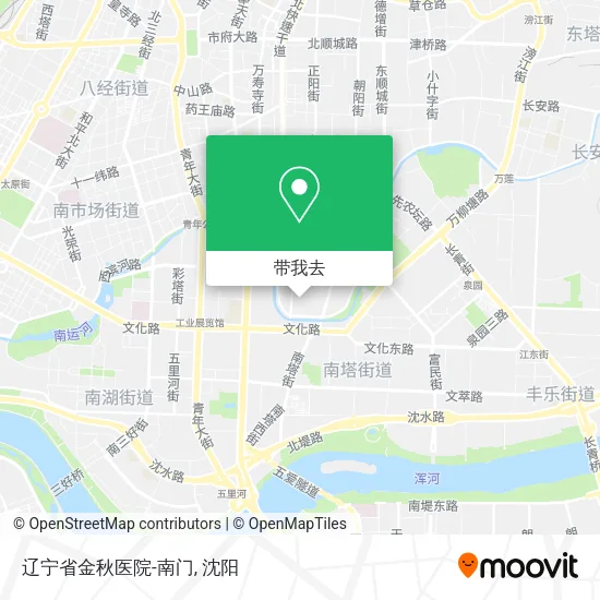 辽宁省金秋医院-南门地图
