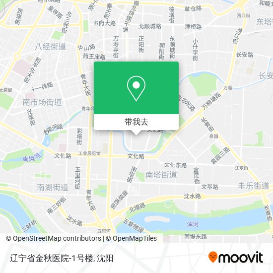 辽宁省金秋医院-1号楼地图