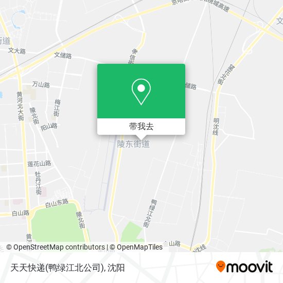 天天快递(鸭绿江北公司)地图