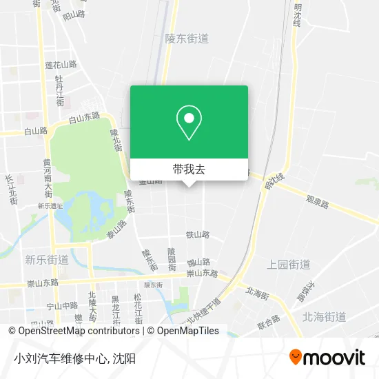 小刘汽车维修中心地图