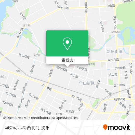 华荣幼儿园-西北门地图