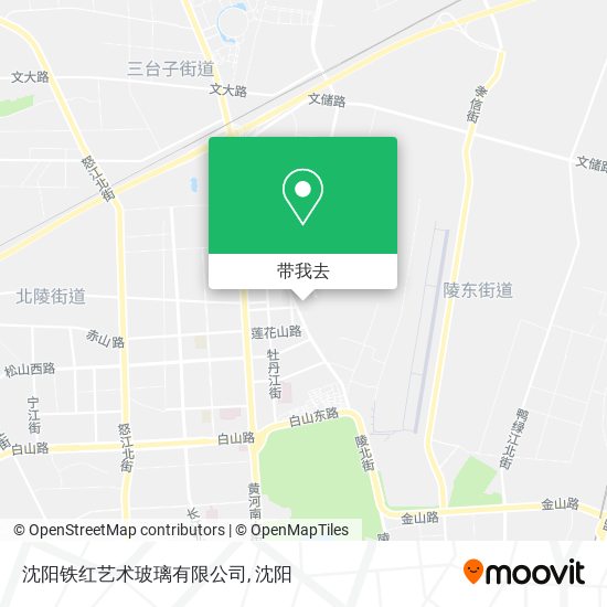沈阳铁红艺术玻璃有限公司地图