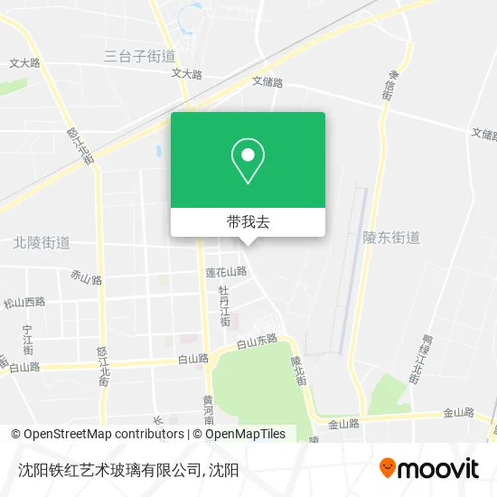 沈阳铁红艺术玻璃有限公司地图