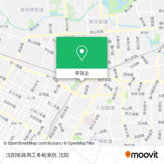 沈阳铁路局工务检测所地图