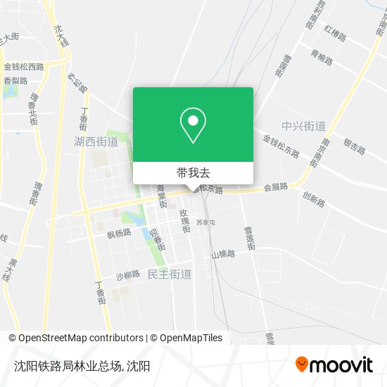 沈阳铁路局林业总场地图