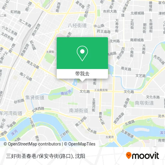 三好街圣春巷/保安寺街(路口)地图